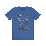 WW2 Planes Warbirds P51 Mustang Spitfire Messerschmitt Tee