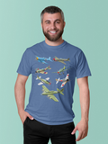 WW2 Warbirds Warplanes P51 Mustang Unisex Tee